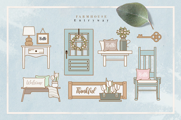 Farmhouse Icon Collection in Icons - product preview 5