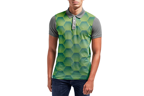 Male Model Polo Shirt Mockup - PSD in Product Mockups - product preview 6