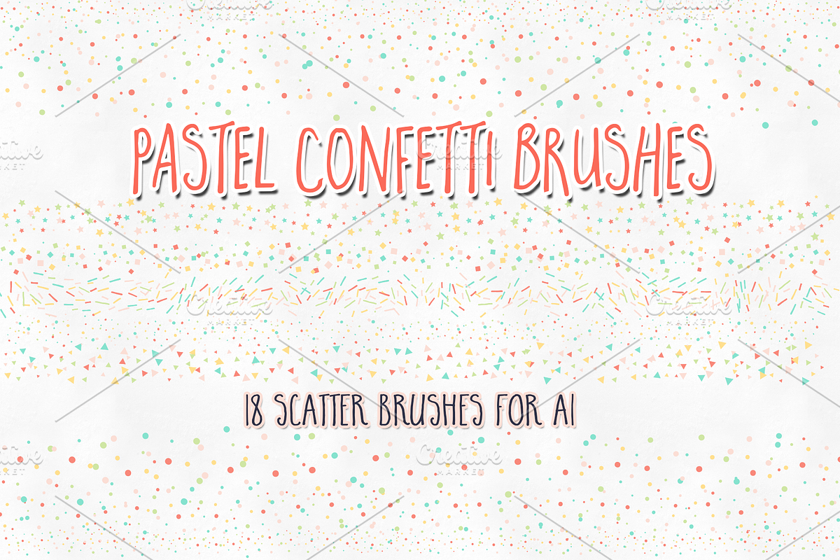 Pastel Confetti Scatter Brushes in Add-Ons - product preview 8