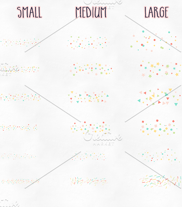 Pastel Confetti Scatter Brushes in Add-Ons - product preview 1