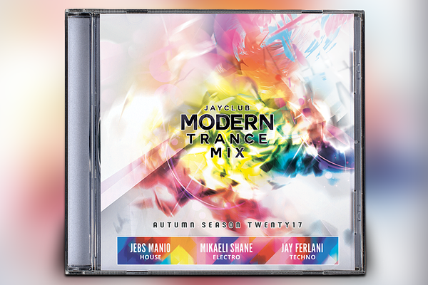 Modern Trance Mix CD Album Artwork