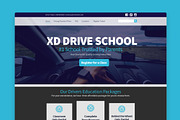 Adobe XD Drive School Template