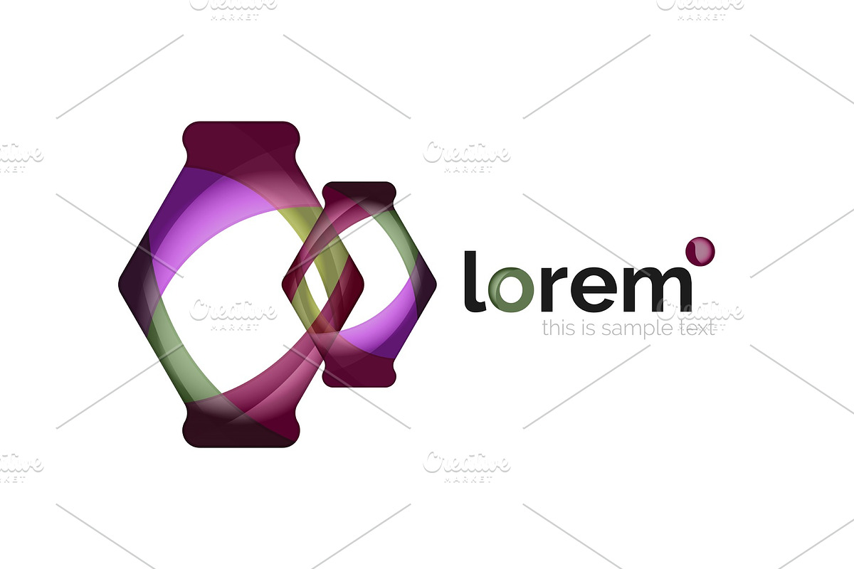 Abstract geometric design logo made in Illustrations - product preview 8