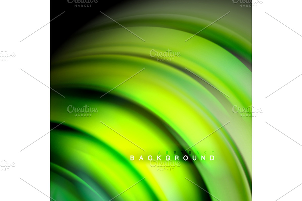Background abstract - liquid color in Illustrations - product preview 8