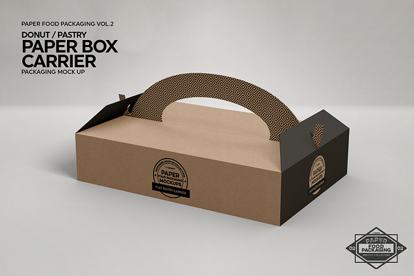 VOL.2 Food Box Packaging Mockups