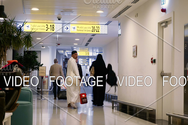 Inside Abu dhabi Airport Terminal