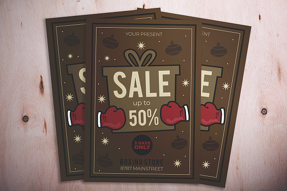 Boxing Day Flyer in Flyer Templates - product preview 1