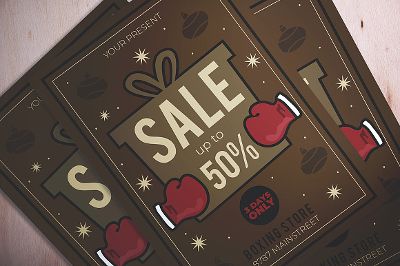 Boxing Day Flyer in Flyer Templates - product preview 2