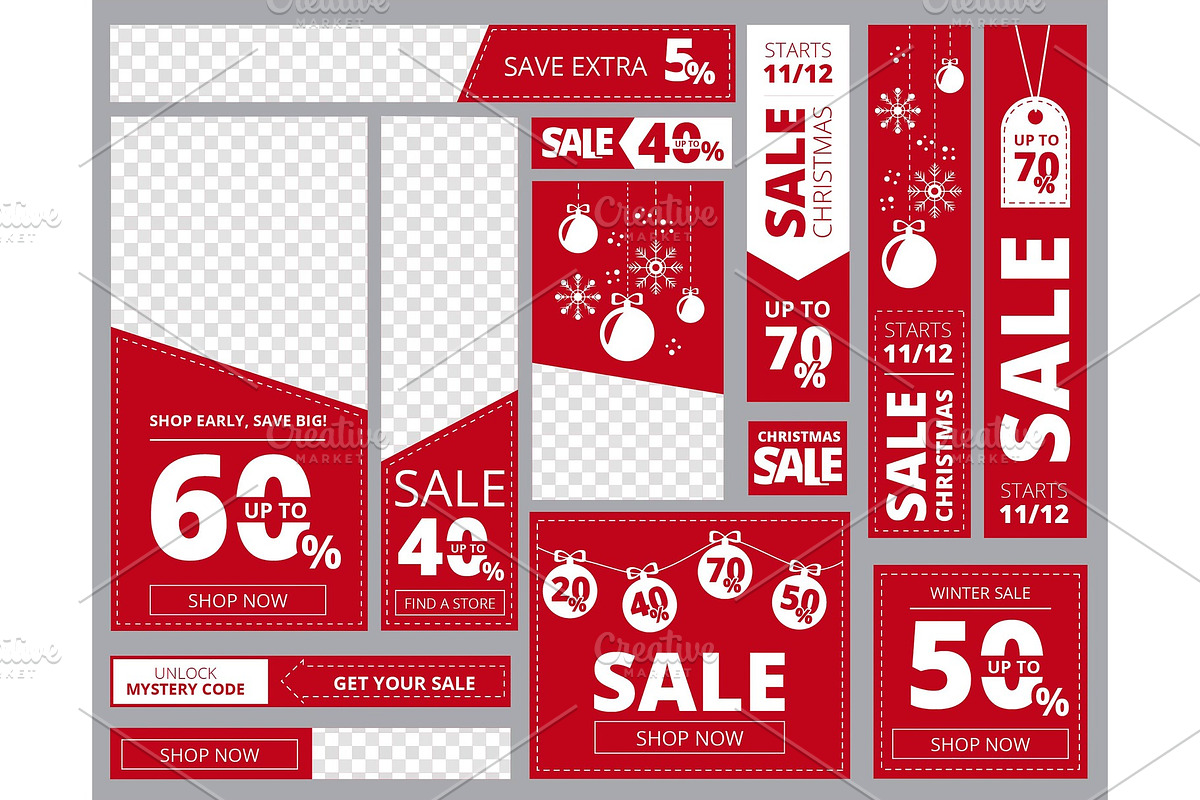 Web banners standard sizes in Graphics - product preview 8
