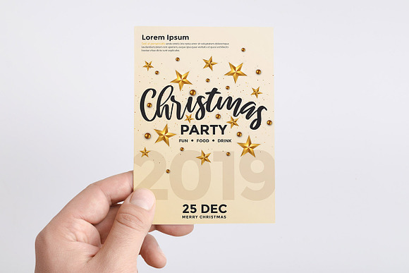 Set of 10 Christmas Party Flyers in Brochure Templates - product preview 8