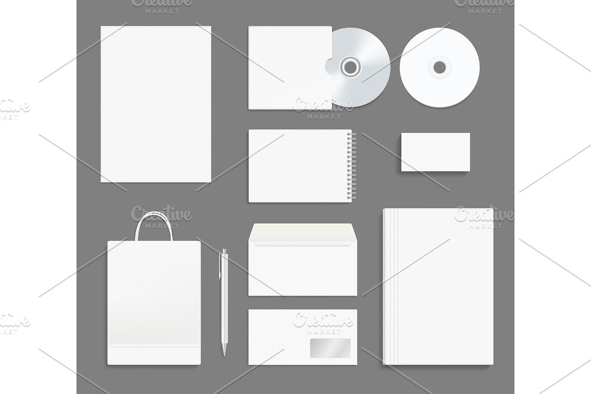 Business identity stationary. Office in Graphics - product preview 8