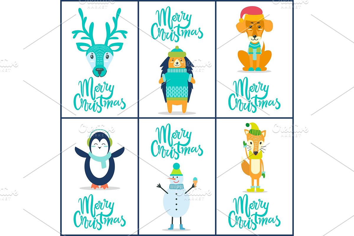 Merry Christmas Reindeer on Vector in Objects - product preview 8