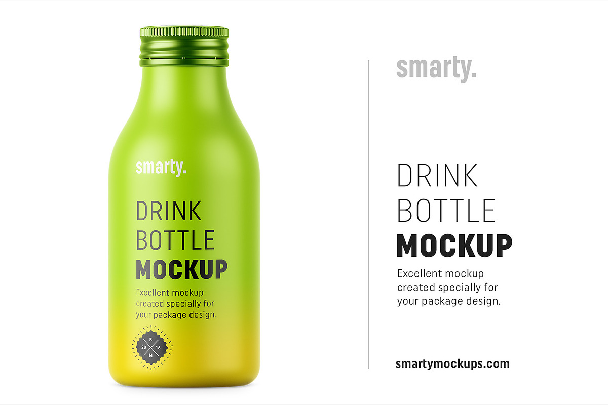 Drink bottle mockup in Product Mockups - product preview 8