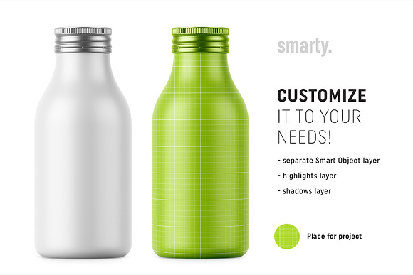 Drink bottle mockup in Product Mockups - product preview 1