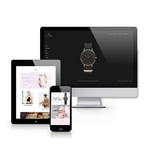 LEO PENGUINWATCH - HAND WATCH, FASHI in Bootstrap Themes - product preview 1