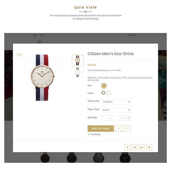 LEO PENGUINWATCH - HAND WATCH, FASHI in Bootstrap Themes - product preview 4