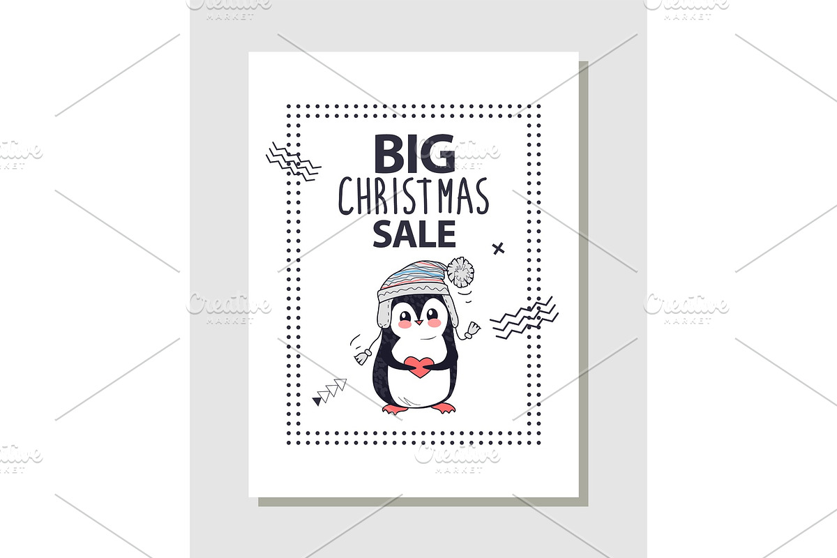 Big Christmas Sale Promotion Vector in Illustrations - product preview 8
