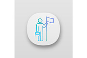 Business achievement app icon