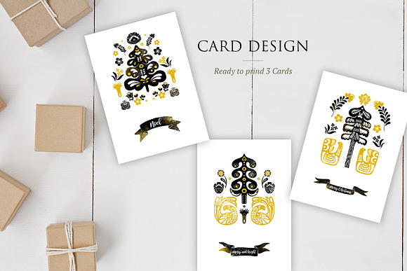 Winter Folk Alphabet and Graphics in Illustrations - product preview 10