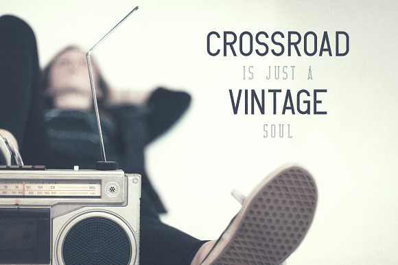 Crossroad -Vintage typeface|16 fonts in Slab Serif Fonts - product preview 3