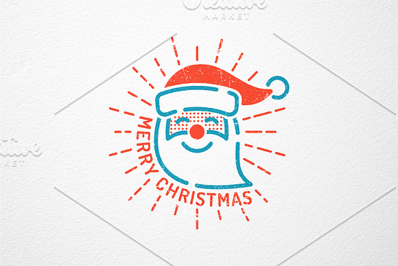 Christmas New Year Icons Set in Neon Icons - product preview 2