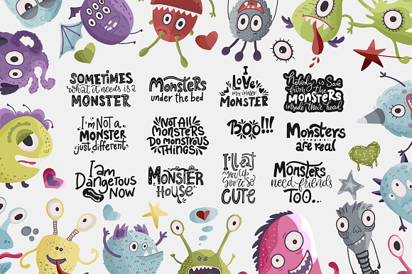Monster House. Big graphic pack. in Illustrations - product preview 5