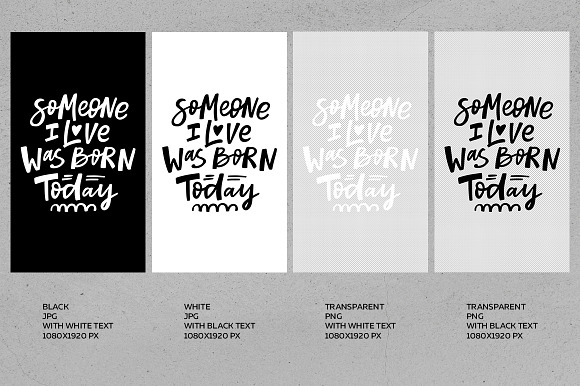 200 handlettered quotes in Instagram Templates - product preview 7