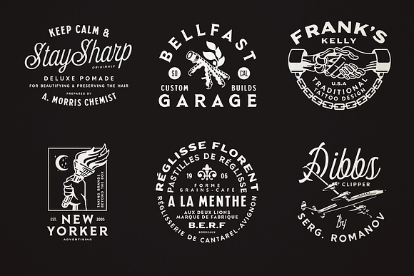 S&S Hilborn Font Bundle in Tattoo Fonts - product preview 7
