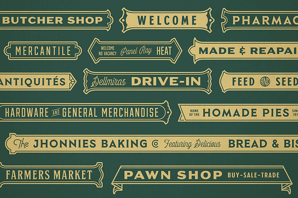 S&S Hilborn Font Bundle in Tattoo Fonts - product preview 9