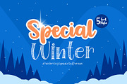 Special Winter 5 Font + Bonus