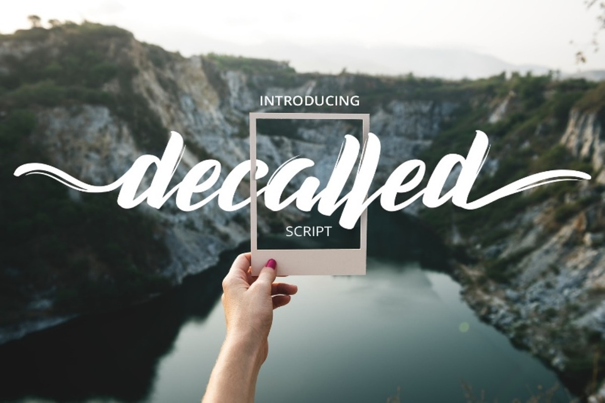 Decalled Script in Script Fonts - product preview 8