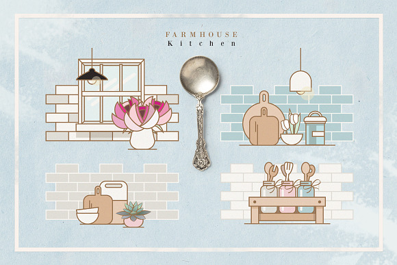 Farmhouse Icon Collection in Icons - product preview 6