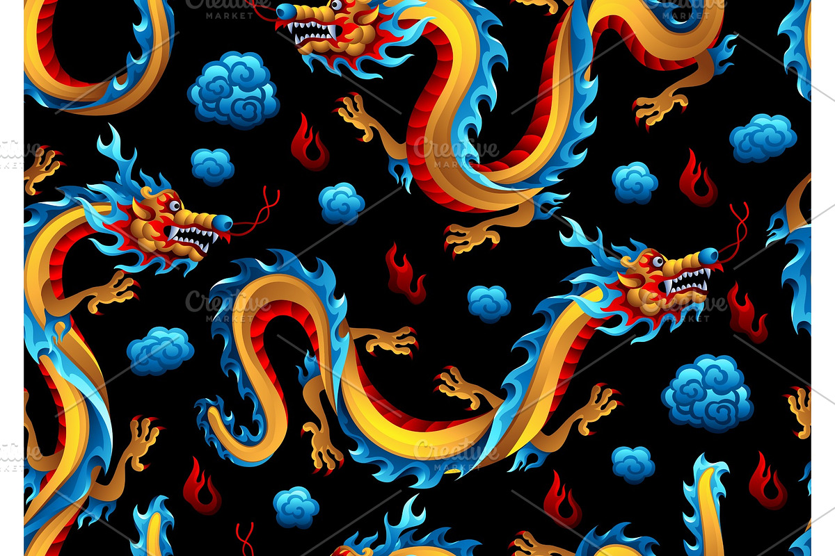 Seamless pattern with Chinese in Patterns - product preview 8