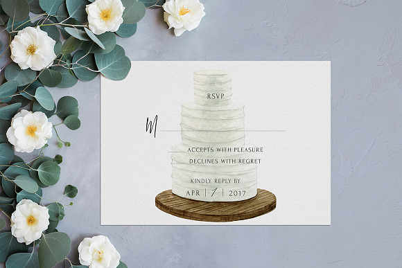 Rustic Wedding Invitation Kit in Wedding Templates - product preview 7