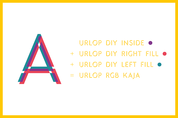 URLOP DIY Outline in Display Fonts - product preview 4