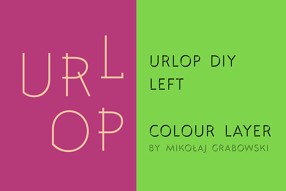 URLOP DIY Left in Display Fonts - product preview 14