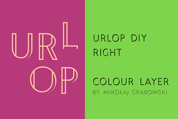 URLOP DIY Right in Display Fonts - product preview 14