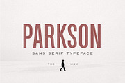 Parkson Sans Serif - 18 Fonts
