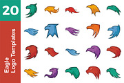 20 Logo Eagle Templates Bundle