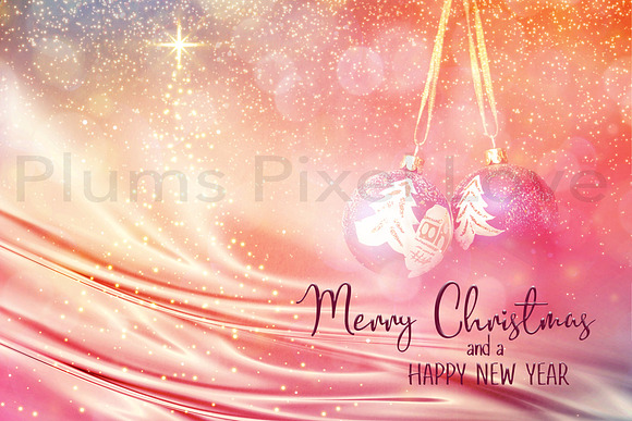 Christmas, New Year backgrounds in Social Media Templates - product preview 1