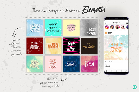 645 Essential Social Media Quotes in Instagram Templates - product preview 6