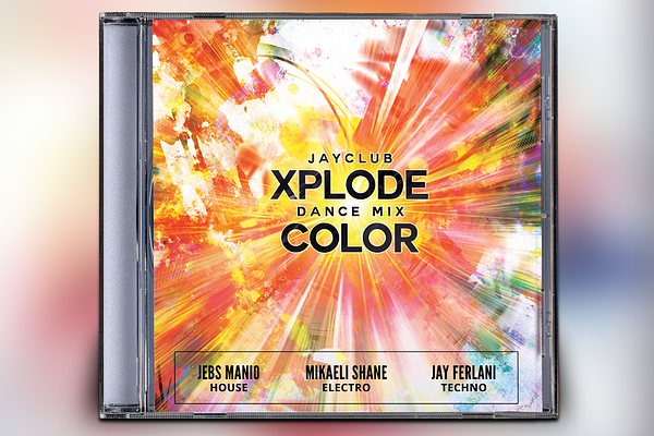 Xplode Dance Mix CD Album Artwork