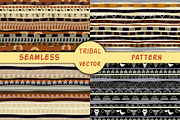 Set of african seamless textures