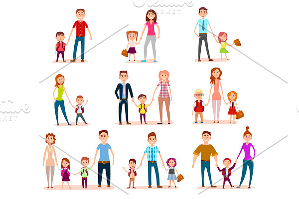 Collection of Parents with Their