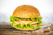 Burger Mock-up #7