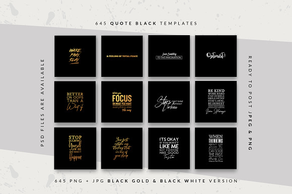 2193 Mega Bundle Instagram Quotes in Instagram Templates - product preview 15