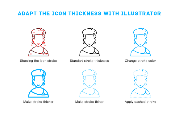 People Vector Avatars Icons in People Icons - product preview 2