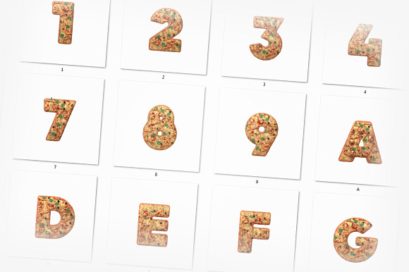 Pizza - 3D Lettering in Graphics - product preview 4