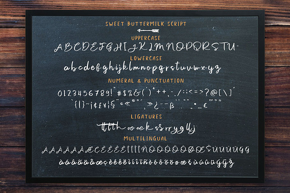 Sweet Buttermilk - Font Duo + Bonus in Script Fonts - product preview 8