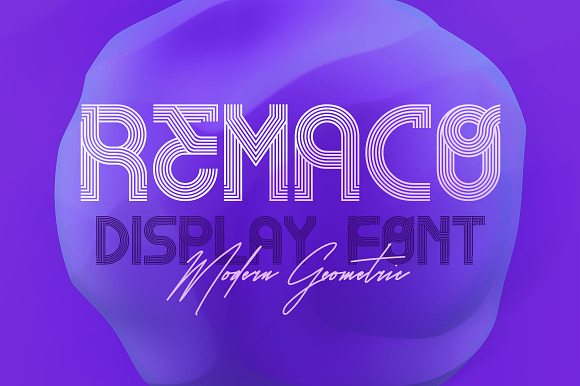 Remaco - Display Font in Display Fonts - product preview 1